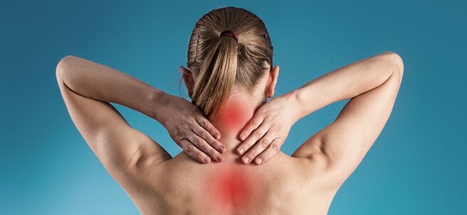 Auto -Massage mit zervikaler Osteochondrose