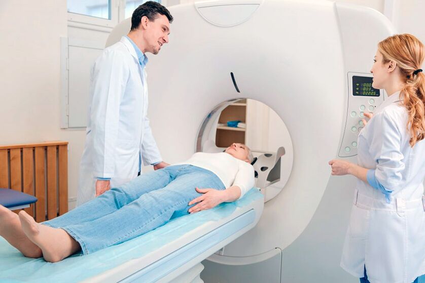 Instrumentelle Diagnose bei Rückenschmerzen.