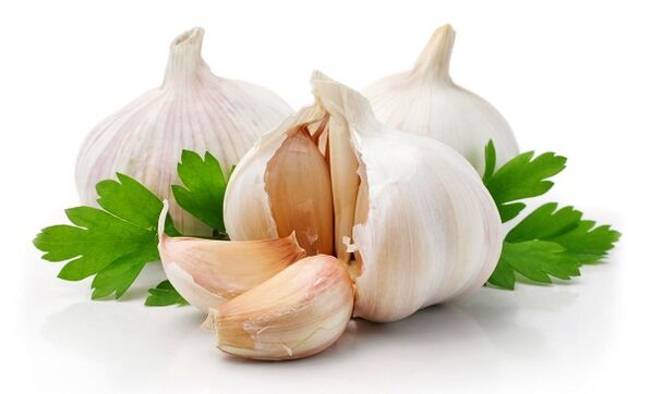 Knoblauch zur Behandlung von spinaler Osteochondrose